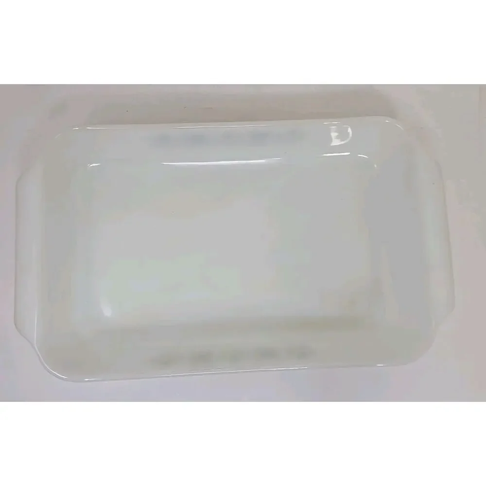 Vintage Fire King Meadow Green Bakeware 1 Qt‎ Rectangle Vintage #431 U144